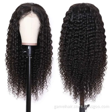 wholesale 100% raw virgin brazilian 8-32 inch 180 density 13x4 deep wave hd lace wig  human hair lace front wigs for woman